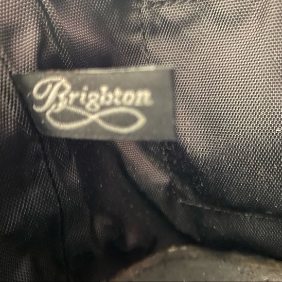 Rare Brighton Crossbody Snake Skin Leather vintage Convertible Clutch Purse Bag - Picture 6 of 10